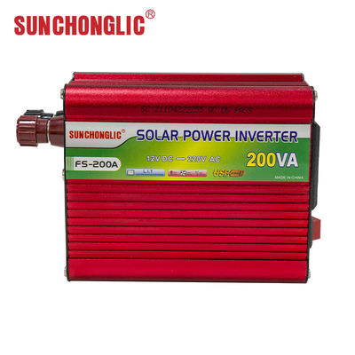 Bom preço Inversor de onda senoidal modificada de 200VA 12V para 220V com fácil instalação para eletrodomésticos e automóveis on-line
