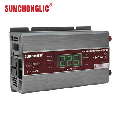 अच्छी कीमत 12V से 220V रूपांतरण के लिए LED डिजिटल डिस्प्ले के साथ 1500W संशोधित साइन वेव पावर इन्वर्टर ऑनलाइन