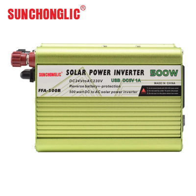 Bon prix Invertisseur d'onde sinusoïdale modifié 500VA avec sortie USB 5V 1A et 24V CC pour conversion de puissance AC 220V en ligne