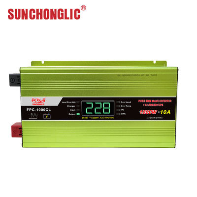 Bon prix Onduleur de puissance UPS à onde sinusoïdale pure de 1000 watts 12v 220v Chargeur d'onduleur d'énergie solaire en ligne