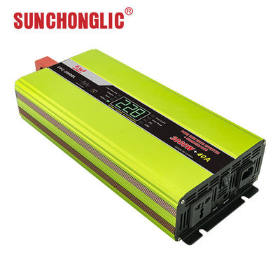 Bom preço Inversor UPS de onda senoidal pura de 3000W 24V 220V Inversor solar com carregador para eletrodomésticos on-line