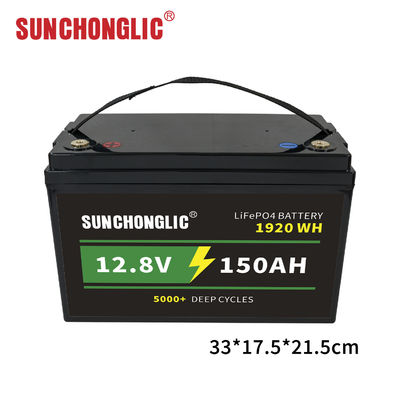 Goede prijs Hoge Veiligheid 12.8V 150Ah LiFePO4 Lithium Batterij met Verlengde Duurzaamheid en Snel Opladen online