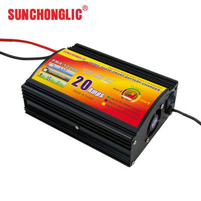 Buon prezzo AC 220V Input 12V 20A AGM GEL Battery Charger con carica in quattro fasi per batterie al piombo acido in linea