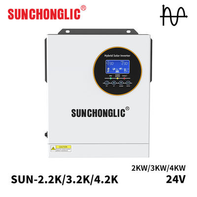 Buen precio Inversor solar híbrido con entrada fotovoltaica de 450V, salida de 2KW y monitorización en tiempo real en línea