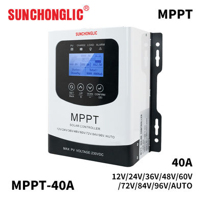 Bom preço Controlador de carga solar MPPT de 36 V com corrente de carga ajustável e tensão máxima de entrada de 230 V on-line