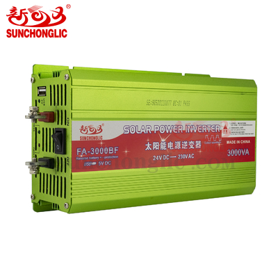 Buen precio Inversor solar aislado de 3000VA, salida de 24v a 220v, onda sinusoidal modificada en línea