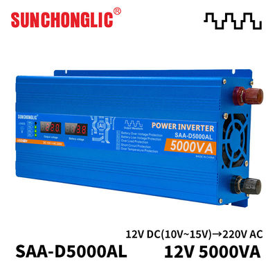 Buen precio Inversor de onda senoidal modificado de 5000W 5V 1A USB 12v de salida 220v Inversor de pantalla LED en línea
