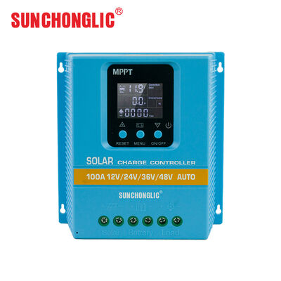 Bom preço Controlador de carga solar PWM de múltipla tensão de 100A com ecrã LCD para uso doméstico on-line