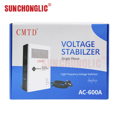 Buen precio Regulador de voltaje automático de fase única de 600 W con pantalla LED en línea