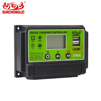 좋은 가격 FT - S 20A 출력 PWM 태양광 충전 컨트롤러, 12V/24V 시스템 지원 및 5V/2A USB 출력 기능 온라인으로