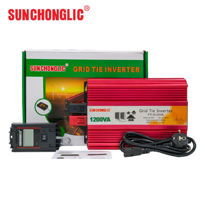 سعر جيد FTI 1200W الناتج النقي موجة الصينية الشبكة ربط عاكس مع شاشة LCD للطاقة الشمسية على شبكة ربط النظم الانترنت