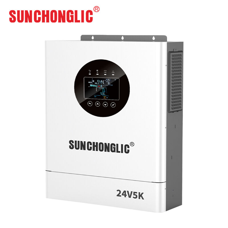 5000W 24V Pure Sine Wave Hybrid Solar Inverter