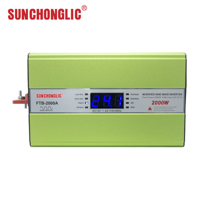 quality 2000W Modified Inverter Off Grid Solar Power Inverter 12vDc To 110vAc  60hz factory