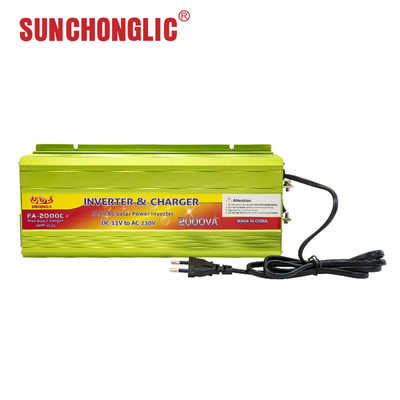 Good price 2000W Dc To Ac Power Inverter With Charger 5V 1A USB 20A Charger 12V 220V online