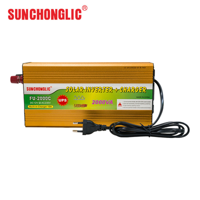 Good price 12v 220v 2000va 2000 Watt Inverter Charger Smart With Overload Protection online