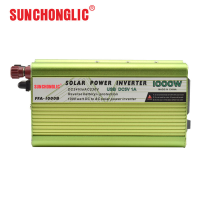 Bom preço 1000va Inverter de potência de onda sinusal modificado 5V 1A Interface de carregamento USB à prova de ferrugem on-line