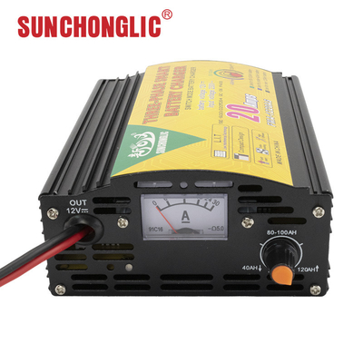 Good price Input 250V Intelligent Lead Acid Battery Charger 12V 20A Corrosion Proof Antiwear online