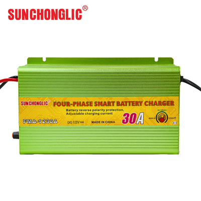 Bom preço AC 220V AGM GEL Carregador de bateria conveniente 12v 30 Amp Carregador de bateria durável on-line