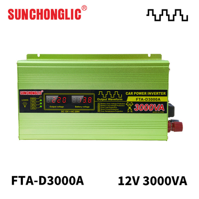 Good price 3000A Smart Sine Wave Inverter AC 220V DC 5V 1A USB Output  50Hz 15V online