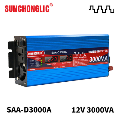 Good price Display 3000w Modified Sine Wave Inverter Versatile 12v To 220v Inverter online