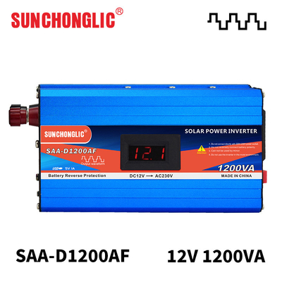 Input 15VDC 1200 Watt Solar Inverter 1200va 12v 220v Quiet Operation