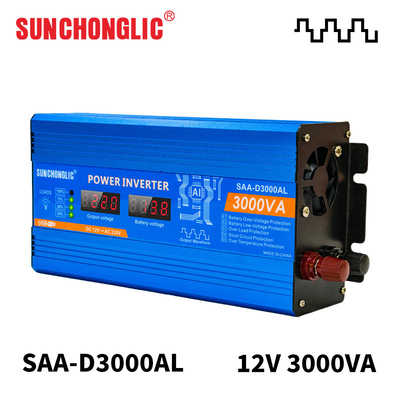quality 3000w Modified Sine Wave Inverter 1A USB Power Inverter Dc 12v To Ac 220v factory