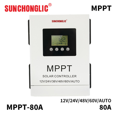 Compact MPPT Solar Charge Controller Portable 12 Volt Solar Charge Controller