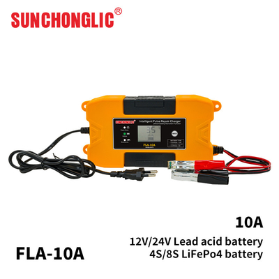 Good price Portable 24v Lithium Battery Charger 10A Lead Acid Battery Charger online