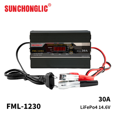 quality 30A Lithium Battery Charger Smart Digital Display Intput 250V Lithium Battery Charger 12v factory