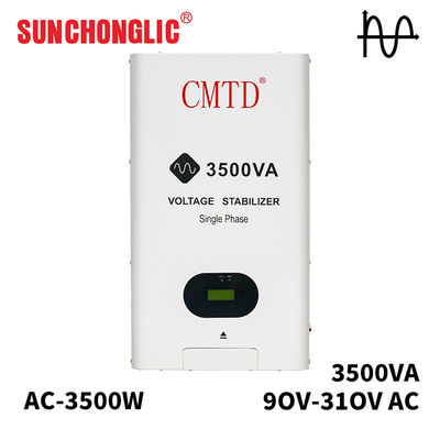 Bon prix Stabilisateur de tension monophasé 3500VA avec plage d'entrée 90-310V et sortie sinusoïdale pure en ligne