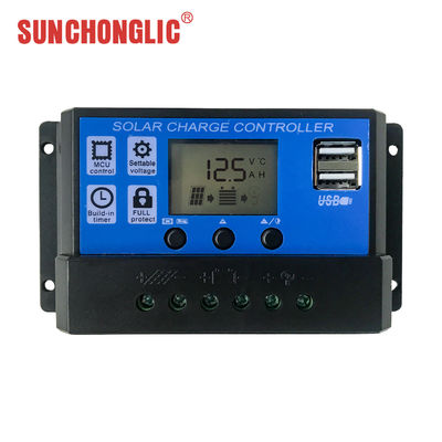 Bon prix Régulateur de charge solaire PWM 20A avec sortie USB 5V/2A et fonction de mémoire de coupure de courant pour systèmes 12V/24V en ligne