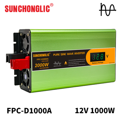 ভালো দাম 2000W খাঁটি সাইন ওয়েভ ইনভার্টার হোম ব্যবহার ইনভার্টার ইনপুট ডিসি 12 ভি থেকে এসি 220V আউটপুট ব্যবহার করুন অনলাইন