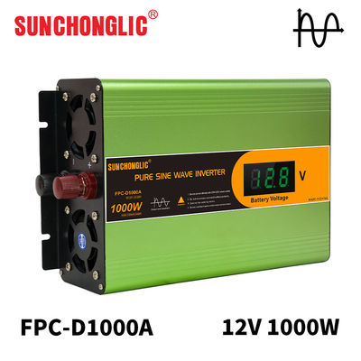 Harga yang bagus 1000W Pure Sinus Wave Inverter 12V DC ke 220V AC Power Conversion dengan layar besar on line