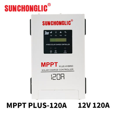 좋은 가격 120A 12V/24V/48V 자동 MPPT 하이브리드 태양전지 충전 컨트롤러 UPS 기능 온라인으로