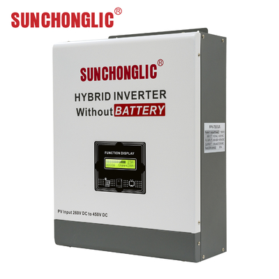 7500w hybrid solar inverter without battery off grid mppt 450v pv 220v input
