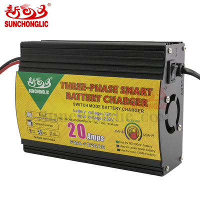 良い値段 12V 20A AGMゲルバッテリー充電器 鉛蓄電池充電器 ポータブル家庭用 オンライン