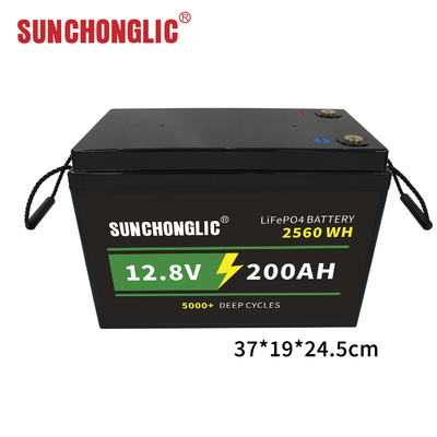 Guter Preis Hocheffizienz 12,8 V 200AH Lithium-Eisenphosphat-Batterie mit beschleunigter Ladung Online