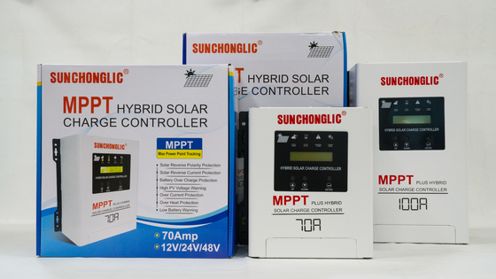 70a Mppt Hybrid Solar Charge Controller With Ups Function - Compatible With 12v/24v/48v 