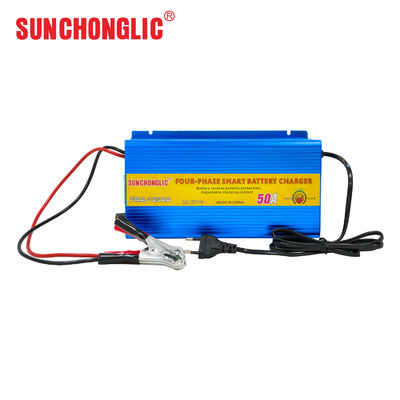 Bon prix Chargeur de batterie AGM 4 étapes 50 ampères avec conception résistante à la chaleur et à la rouille pour batteries au plomb en ligne
