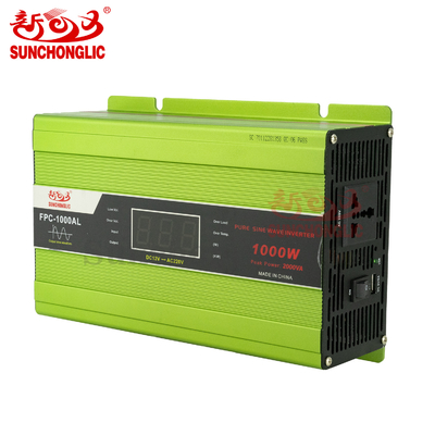 좋은 가격  12v / 220v 1000w 순수 정현파 인버터 - 소형, 효율적, 조용한 작동 온라인으로