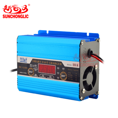 Harga yang bagus 12V 10A sepenuhnya - AGM Charger Baterai Otomatis / Gel dan Baterai Mobil Asam timbal on line