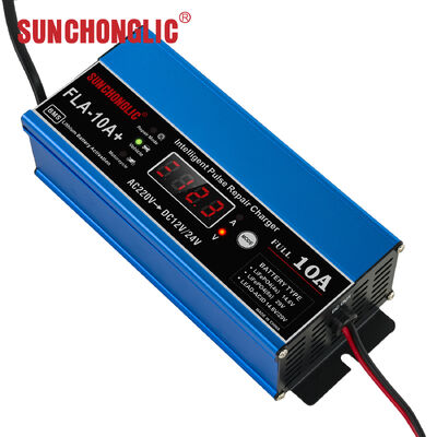 Chất lượng 10a Smart 12v / 24v Charger With Auto Voltage Recognition 10a Current & Rugged Design nhà máy