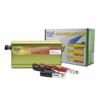FA Diseñado para un rendimiento robusto, este inversor de onda senoidal modificado ofrece 1500W de potencia máxima, alta eficiencia de conversión e incorpora una función de arranque suave inteligente.