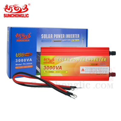 FS 3000VA Surge Power Quasi-Sine Wave Inverter Featuring Smart Microcontroller Management and Aviation-Grade Quiet Operation