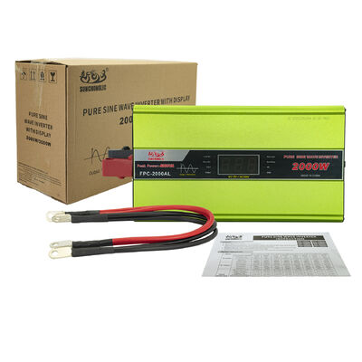 Bom preço FPC (AL) Inversor de onda senoidal puro de 2000 W com carregador de bateria de 200 A para conversão de energia CC para AC on-line