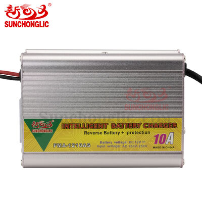 Bom preço Carregador FMA 12V 10A Projetado para Baterias AGM, GEL e Chumbo-Ácido, com Carregamento em Três Estágios e Entrada AC150V–250V on-line