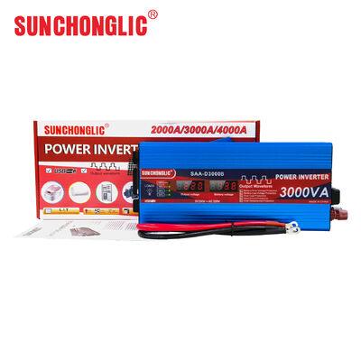 Harga yang bagus SAA-D(BL) 3000W Modified Sinus Wave Power Inverter, Featuring 1A USB Port dan 24V ke 220V Konversi on line