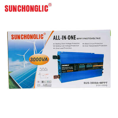 Good price 3000W Modified Sine Wave Solar Inverter with Integrated MPPT Charge Controller for DC12V to AC220V Conversion online