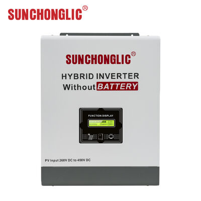 5.5KVA Pure Sine Wave Hybrid Solar Inverter with No Battery Required for Off-Grid Systems