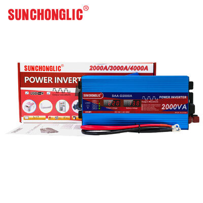 SAA-D2000A 2000VA Modified Sine Wave Power Inverter with 900W Continuous Output and 5V 1A USB Port